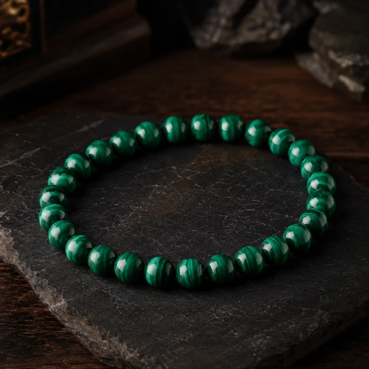 Natural Malachite Bracelet