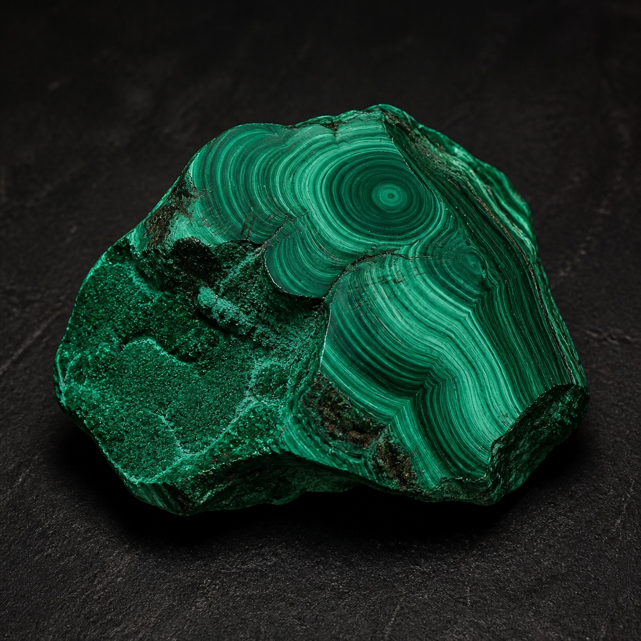 Natural Malachite specimen